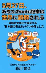 5月27日、あなたのnote記事は世界に誤解される