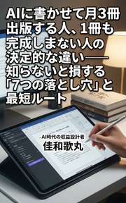 AIに書かせて月3冊出版する人、1冊も完成しない人の決定的な違い──知らないと損する「7つの落とし穴」と最短ルート