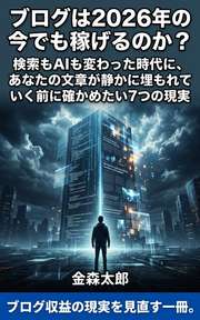 ブログは2026年の今でも稼げるのか？ 検索もAIも変わった時代に、あなたの文章が静かに埋もれていく前に確かめたい7つの現実